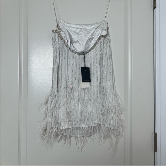 Retrofete feather and sequin Rubina dress in XS - Picture 5 of 12